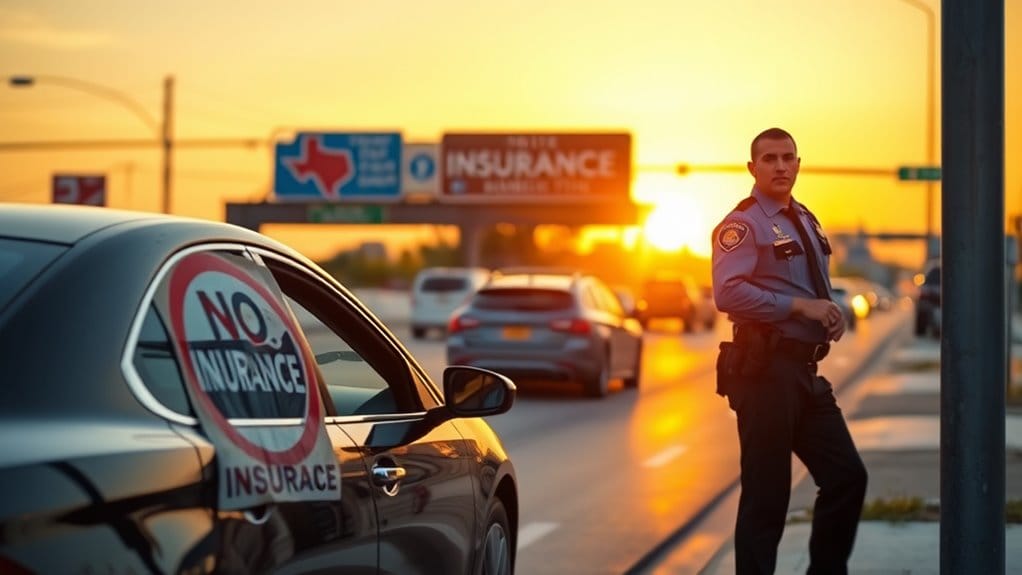 driving uninsured penalties texas