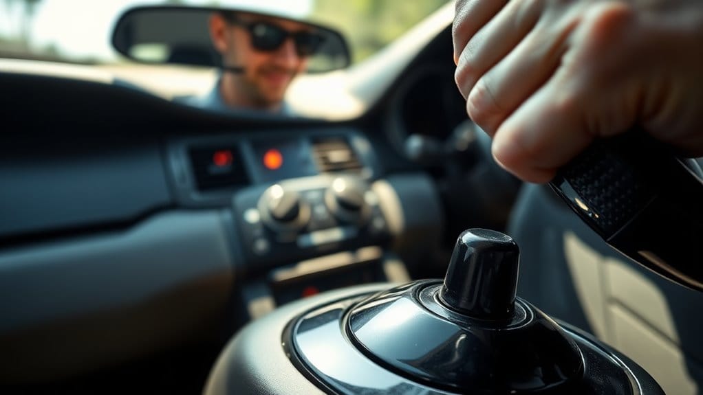 gas pedal stuck act quickly